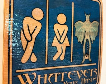 Mothman Bathroom Wall Decor
