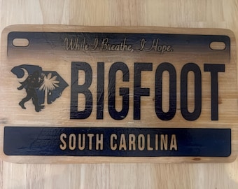 South Carolina  BIGFOOT Wall Decor