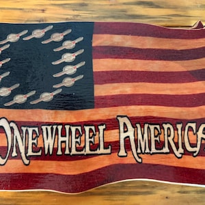 Decoración de pared de Onewheel America