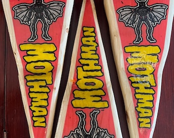 Wooden Mothman Pennant