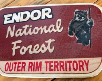 Endor National Park Wall Decor