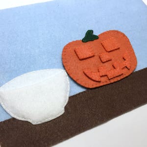 Pumpkin Carving Quiet Book Page Set PDF Sewing Pattern image 3