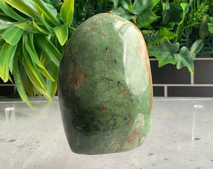 1041g Vibrant Green Opal Freeform, Stone of Harmony