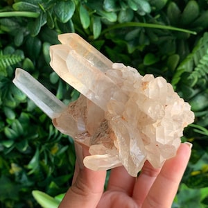 Rare 250g Himalayan Quartz Cluster: Calming Energy Stone