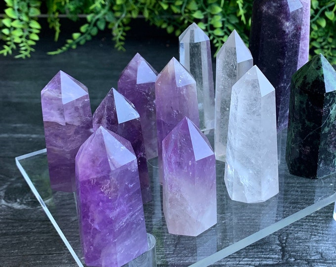 Small Crystal Tower, Assorted Materials, Pick Your Own