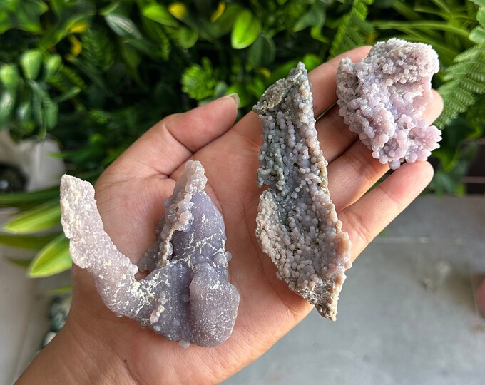Medium Grape Agate Specimen, High Quality, Chalcedony, 49g to 57g, Botryoidal Crystals, Stone of Tranquility, Pick Your Own