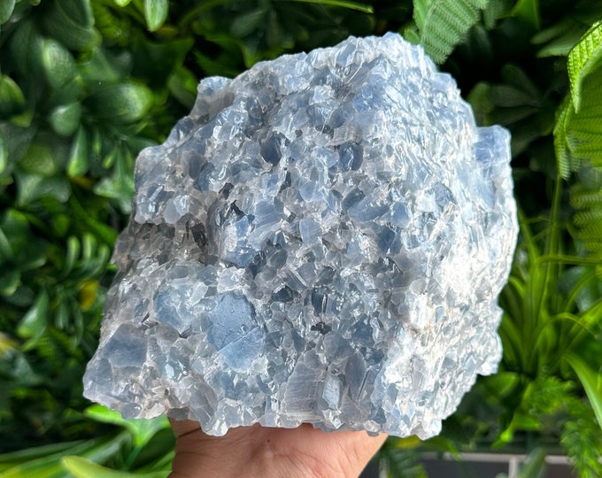 2247g Rough Blue Calcite Freeform, Raw Stone, Stone of Creativity