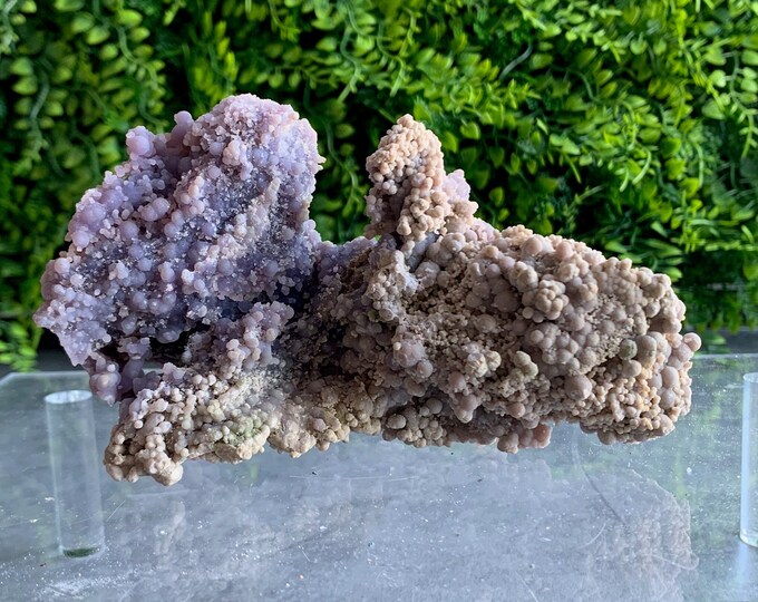 303g Large Grape Agate Show Piece, Chalcedony, Botryoidal Crystals, Stone of Tranquility