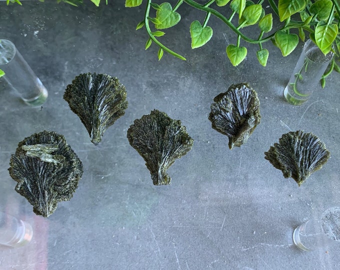 Small Epidote Fan Shaped Specimen Cluster, Collectors Item, Brazil, Pick Your Own, E1 to E5, Stone of Grounding