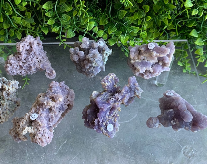 Small Grape Agate Specimen, High Quality, Chalcedony, 33g to 48g, Botryoidal Crystals, Stone of Tranquility, Pick Your Own