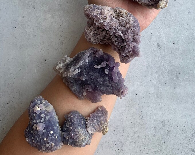 Large Grape Agate Pocket Stones, High Quality, 103g to 149g, Chalcedony, Botryoidal Crystals, Stone of Tranquility, Pick Your Own