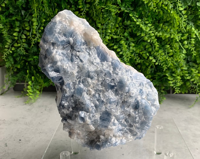 2180g Rough Blue Calcite Freeform, Raw Stone, Stone of Creativity