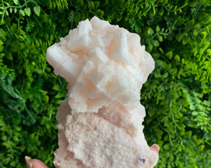 408g Pale Pink Halite Specimen, High Shine, High Quality, Searles Lake, Inyo County, California, Stone of Self Love
