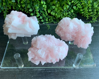 Rare Pink Halite Cluster Specimen, 12s, Owens Lake 2022, Inyo County, California, High Quality, Pick Your Own, Stone of Self Love