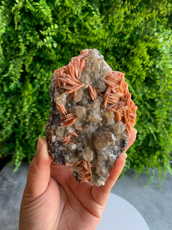 748g Spectacular Cerussite, Galena and Orange Barite Clusters, Morocco, Stones of Connection