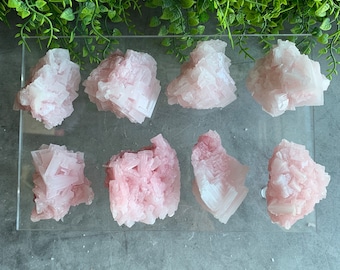 Rare Pink Halite Cluster Specimen, Set E, Owens Lake 2022, Inyo County, California, High Quality, Pick Your Own, Stone of Self Love