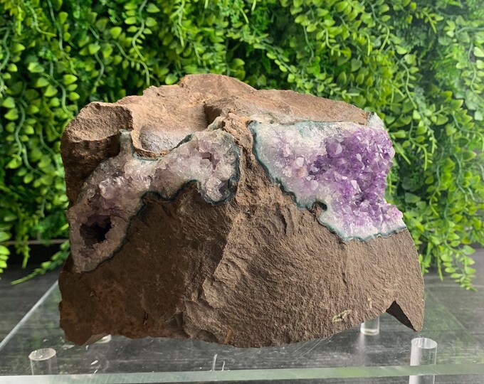 7lbs+ Amethyst Cluster on Matrix, Uruguay, Stone of Relaxation