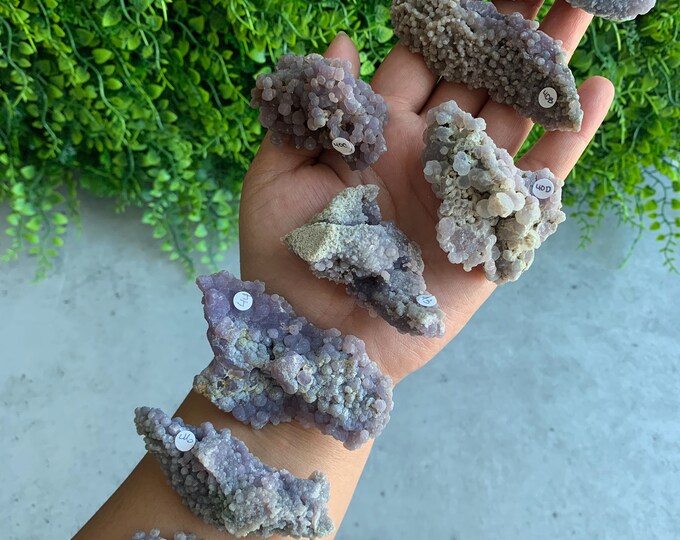 Small Grape Agate Specimen, High Quality, Chalcedony, 40g to 48g, Botryoidal Crystals, Stone of Tranquility, Pick Your Own