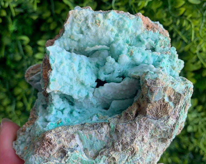 346g Teal / Seafoam Raw Chrysocolla Specimen, Freeform, Collection Piece, Stone of Harmony, Indonesia