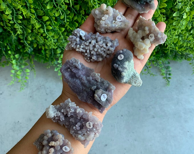 Small Grape Agate Specimen, High Quality, Chalcedony, 31g to 35g, Botryoidal Crystals, Stone of Tranquility, Pick Your Own