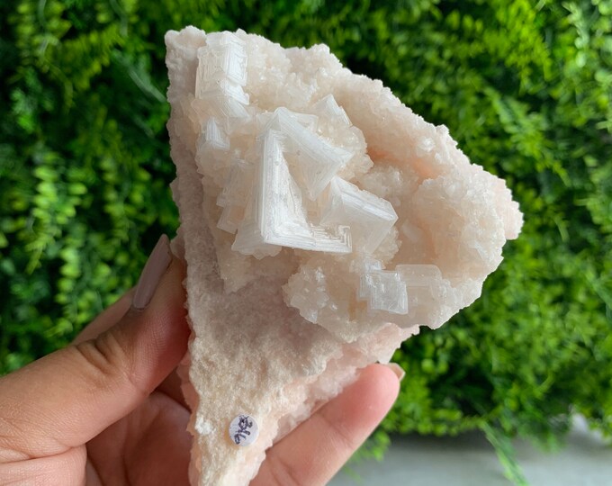 316g Pale Pink Halite Specimen, High Shine, High Quality, Searles Lake, Inyo County, California, Stone of Self Love