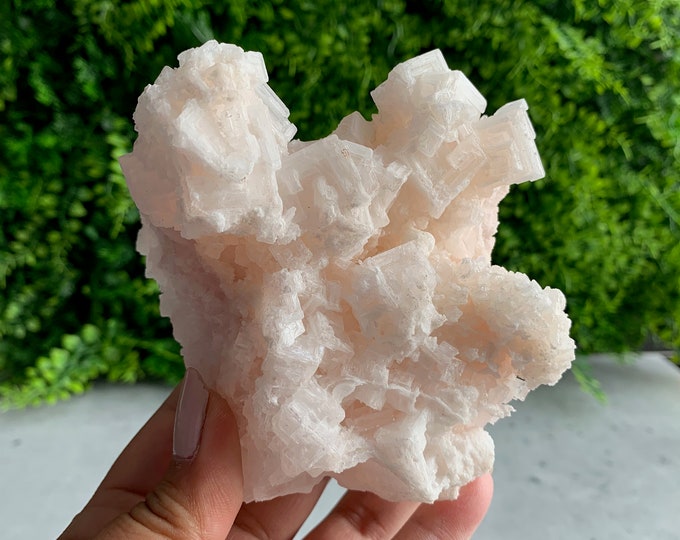 358g Pale Pink Halite Specimen, High Shine, High Quality, Owens Lake, Inyo County, California, Stone of Self Love