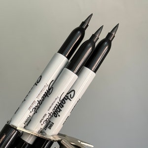 3-PACK Black G10 EDC Sharpie Pen , Paracord Tools, Tactical, Marlin Spike, AWL, Non-Metallic, Fine Point, 3 for 1 price