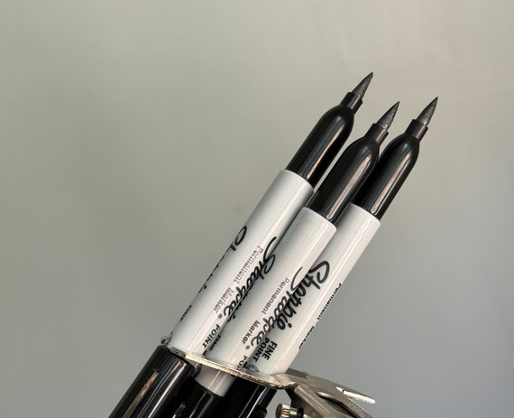 3-PACK Black G10 EDC Sharpie Pen Paracord Tools, Marlin Spike, AWL, Non-Metallic, Fine Point, 3 for 1 price