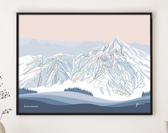 Big Sky montana Ski Resort 3d Wood - Il 340x270.5604690181 2gnd 