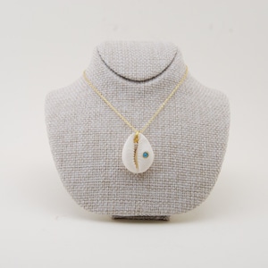 Handmade Cowrie Shell Choker: Sterling Silver Boho Necklace