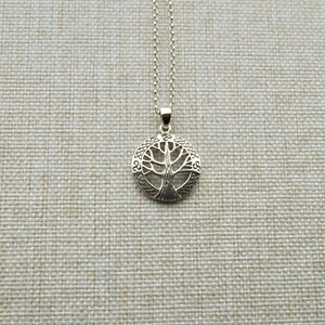 Sterling Silver Tree Of Life Pendant Necklace