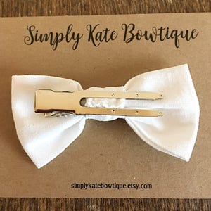 White Bow Tie, White Baby Bow Tie, Bow Tie Boy, Baby Bow Tie, Baby White Bow Tie, Toddler Bow Tie, Baby Blessing Bow Tie, Baby Boy Bow Tie image 3