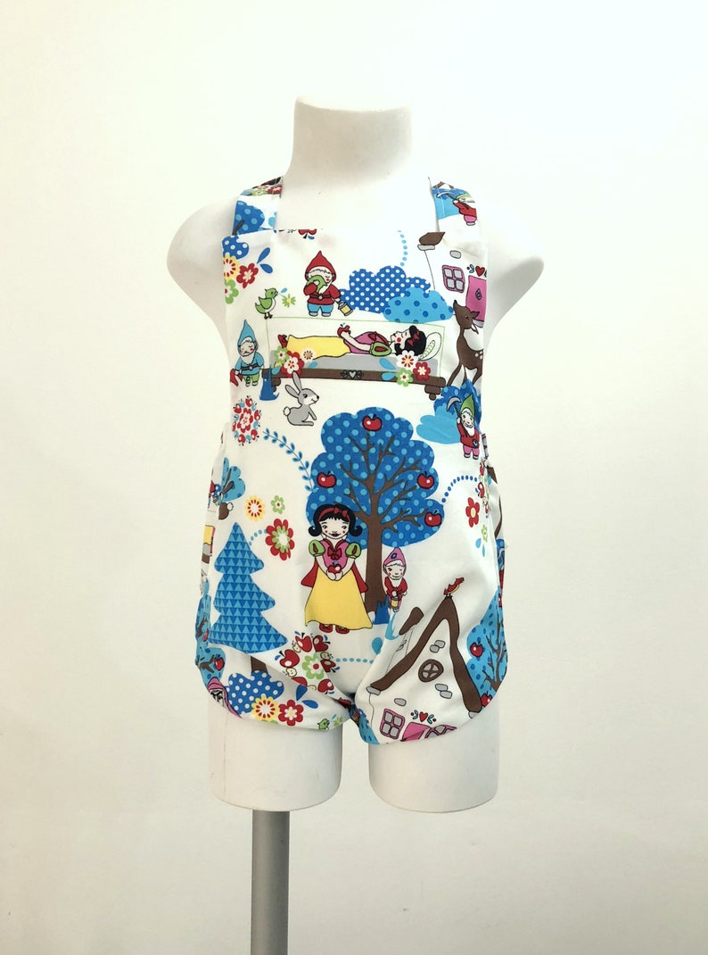 Newborn Snow White and the Seven Dwarfs romper Baby Lock mameluk bodysuit Snow White Baby Romper