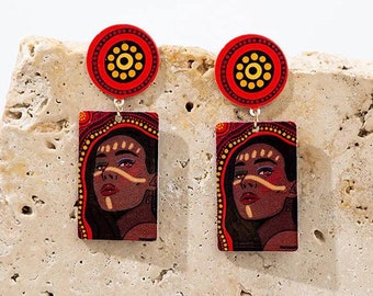 Oorbellen - Modejuwelen - Aboriginal, Australië - Fire Within, Naidoc