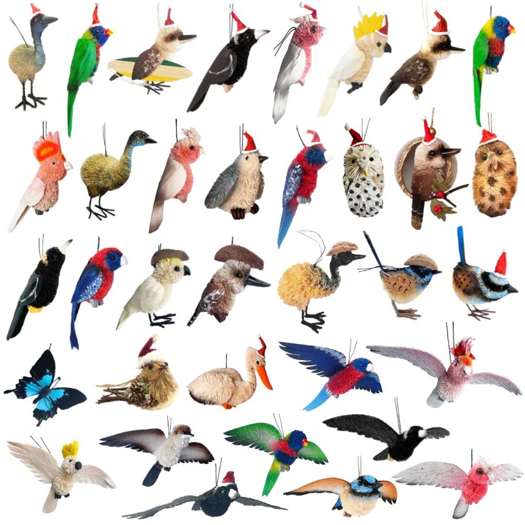 Christmas Ornament, Figurine - Hanging - Australian Bird - Buy 2+ and ...