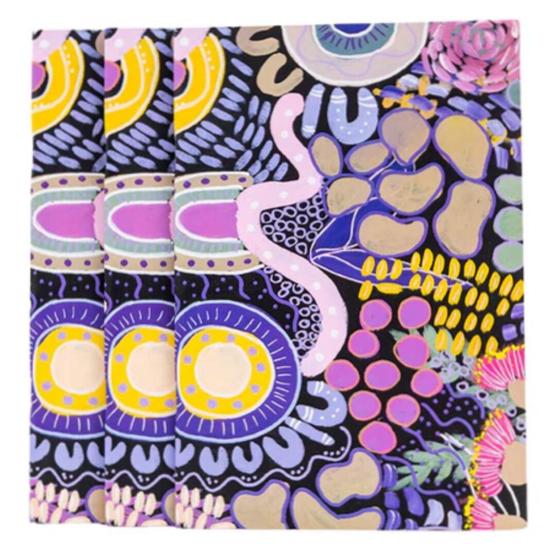 First Nations Notebook 3 X Aboriginal Notebooks - A5, Lined - Legacy - Australia, Indigenous ...