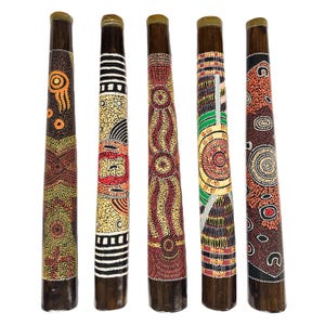 60cm / 24” Hardwood Didgeridoo - Aboriginal Art, Dot Art