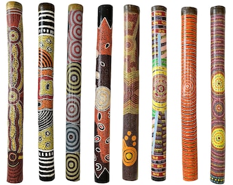 24インチ / 60 cm ハードウッドディジュリドゥ - アボリジニアート