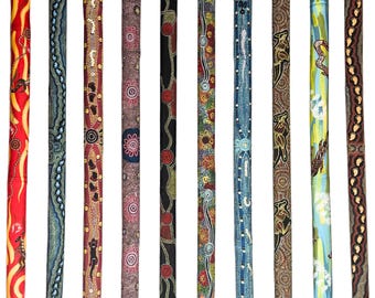 100cm / 40" Didgeridoo - Bamboo - Aboriginal Art, Dot Art - Australia, Indigenous, Souvenir, Gift