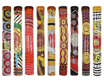 60 cm / 24" Didgeridoo - Bambus, dekorativ - Kunst der Aborigines, Dot Art,  Australien - verschiedene Designs #1 - Etsy sterreich
