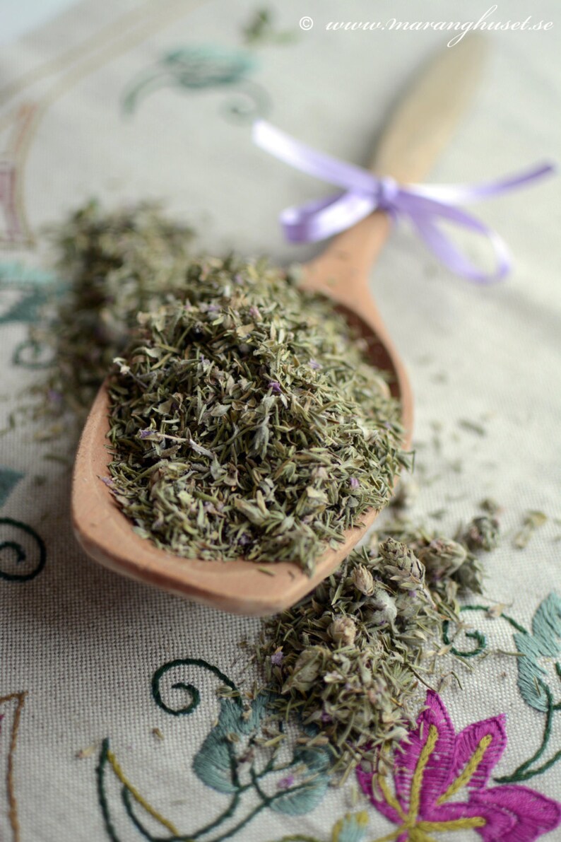 Natural Thyme Spices Made in Greece Organic Greek Cuisine Etsy