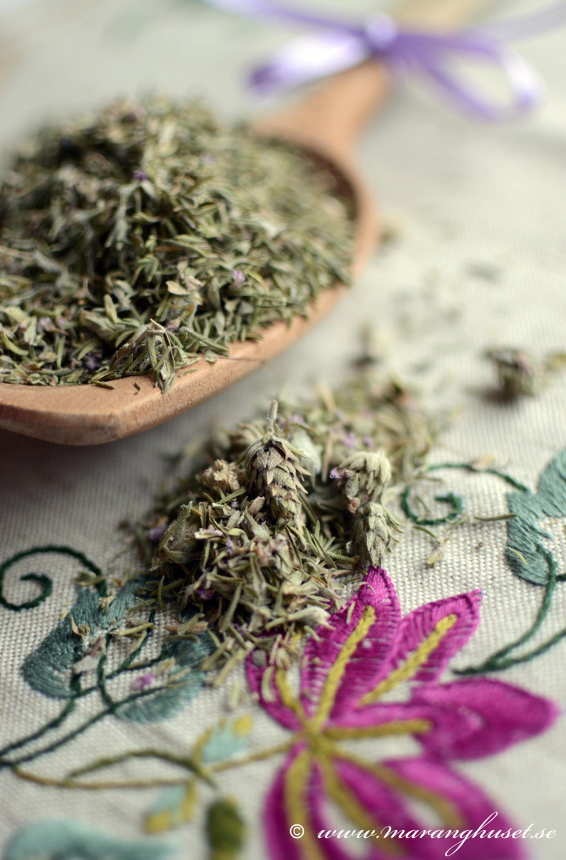 Natural Thyme Spices Made in Greece Organic Greek Cuisine Etsy