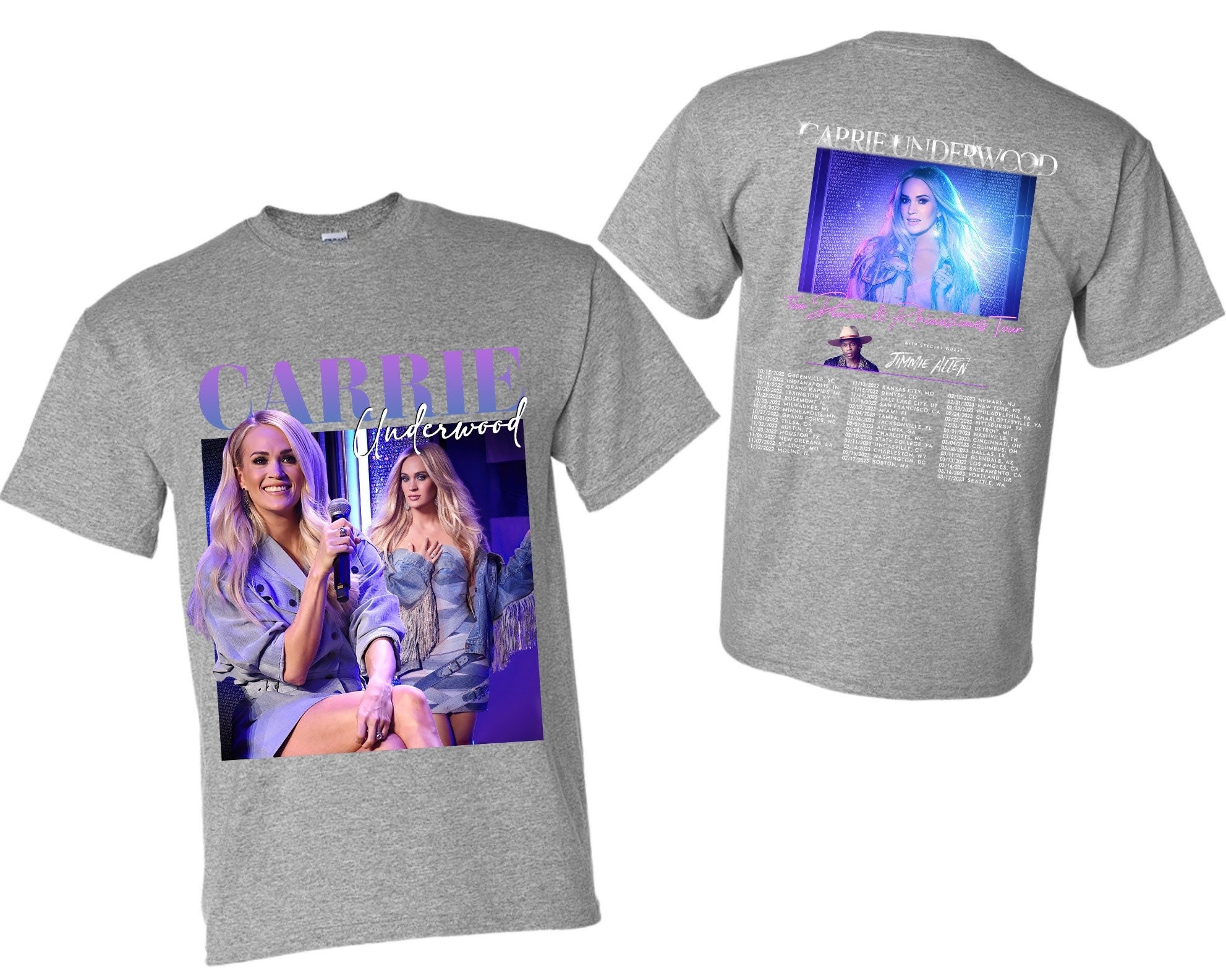 Discover Carrie Underwood 2023 TOUR CONCERT SHIRT Unsex Shirt