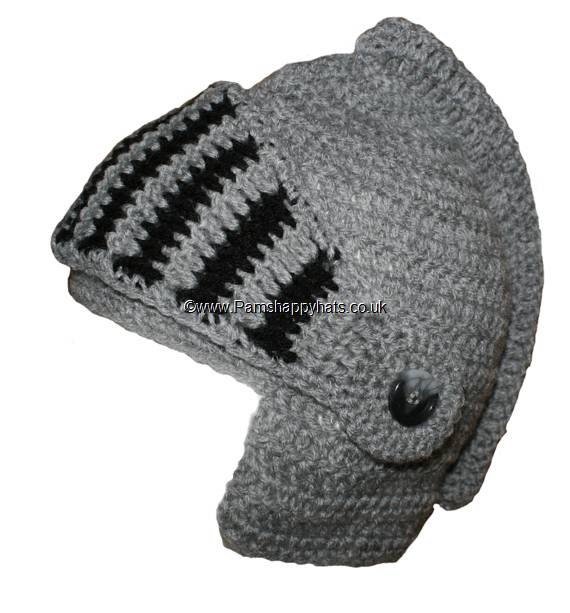 Knight Hat Hand Crocheted Hat  HH132