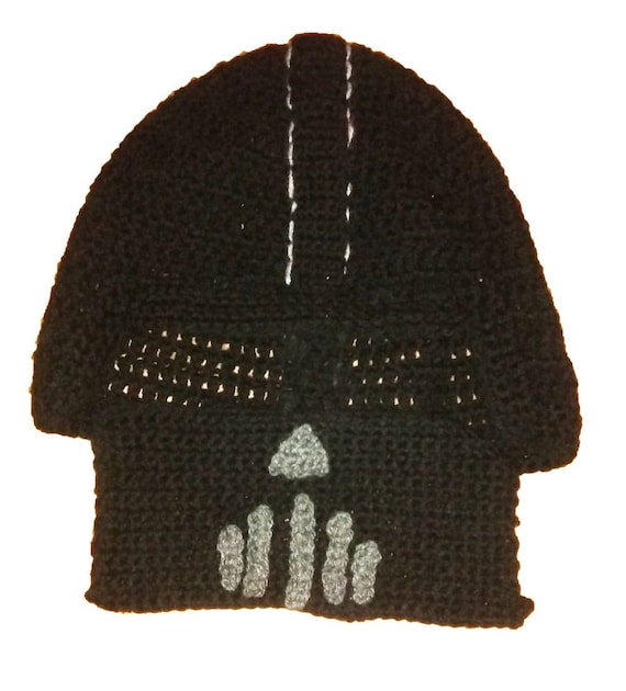 Hand Crocheted Darth Vader Hat HH227 