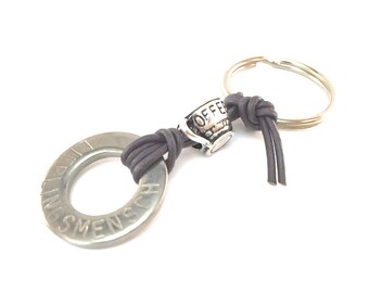 Key Chain 2 rings, big crown, color as desired