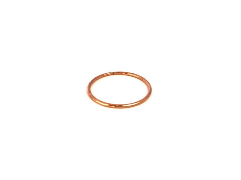 Ring ankle ring fine Ros\u00e9 gold Gr 52 stack ring