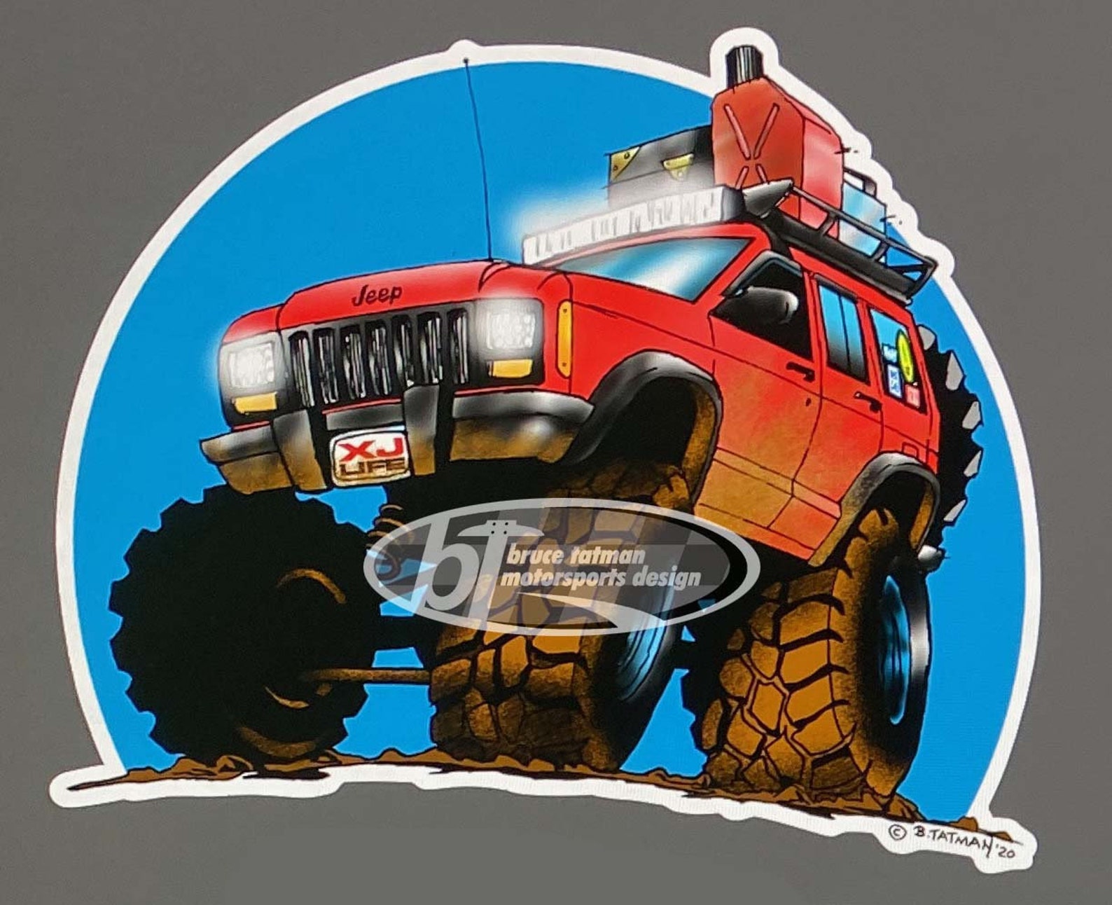 Jeep Cherokee XJ Sticker Etsy