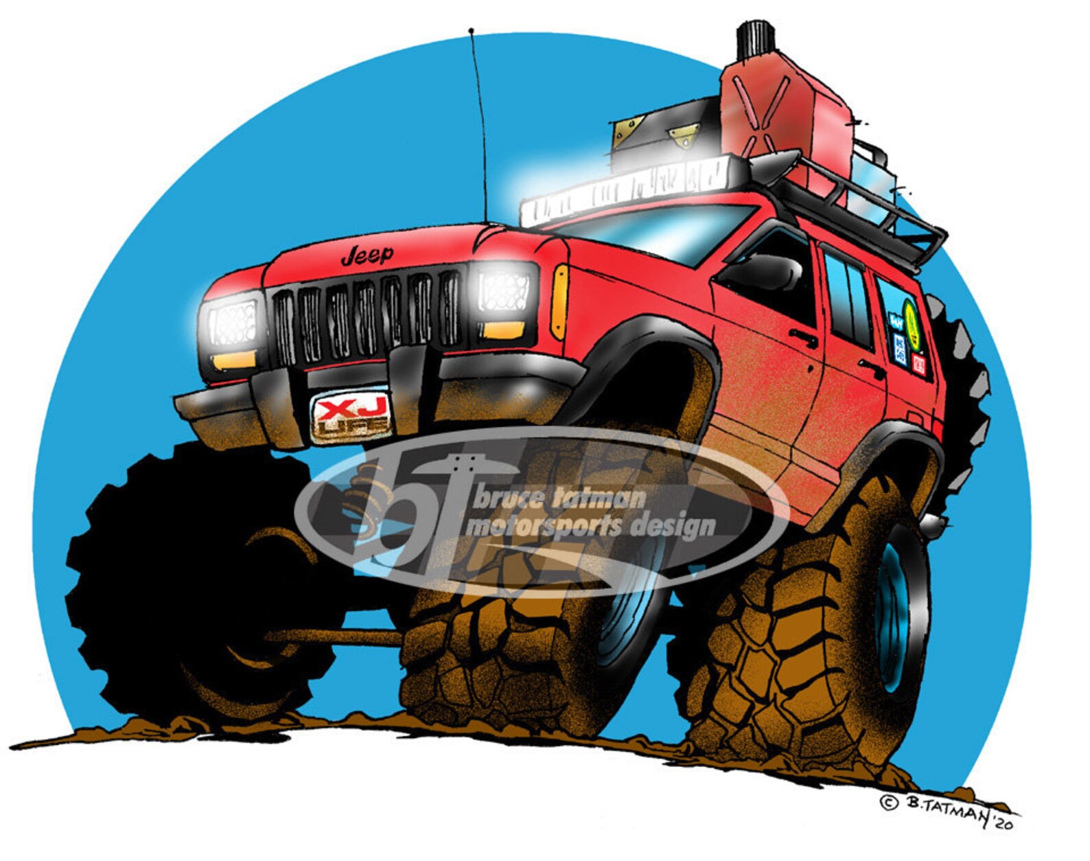 Jeep Cherokee XJ Sticker Etsy