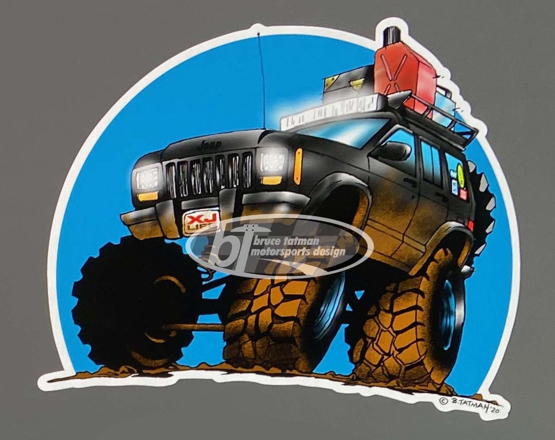 Jeep Cherokee XJ Sticker Etsy
